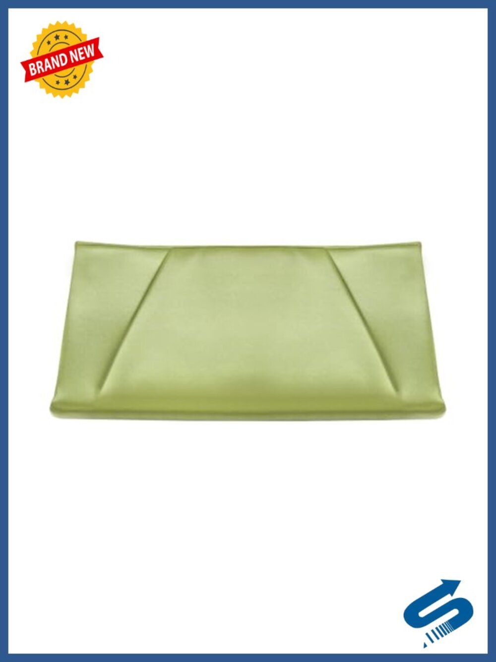 Satin Pleated Evening Clutch with Chain Strap for Wedding Prom Formal